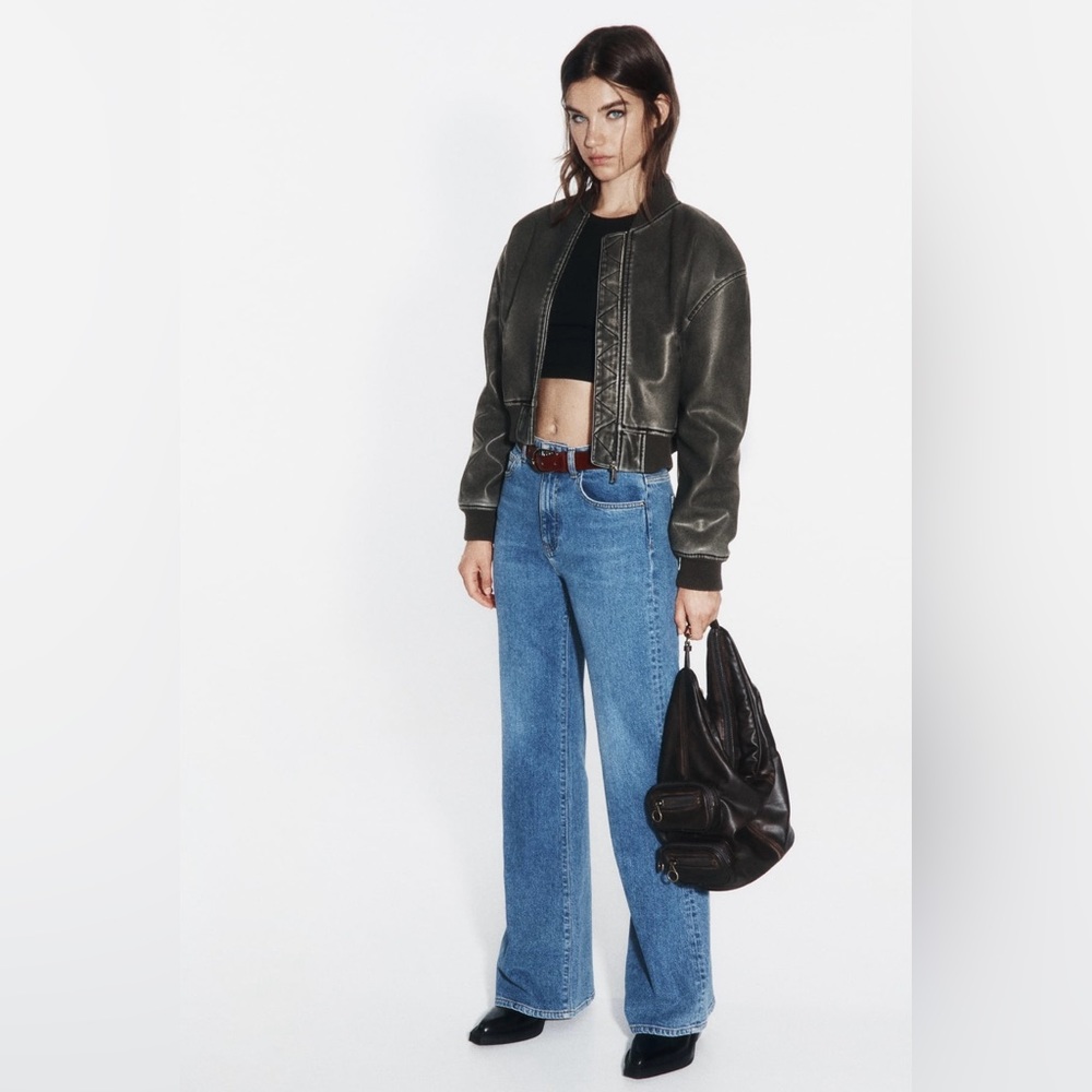 ZARA high waisted flare jeans Z1975